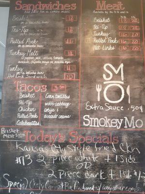 Menu photo 4 Smokey Mo Tucson, AZ