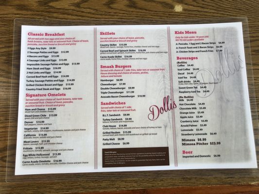 Menu photo 2 Dollis Breakfast Covina, CA Menu photo 2 Dollis Breakfast Covina, CA