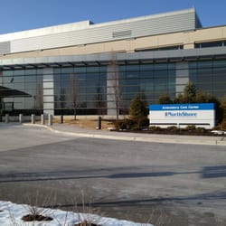 NorthShore University HealthSystem Ophthamology - Ambulatory care center sign (entrance is towards to the left).