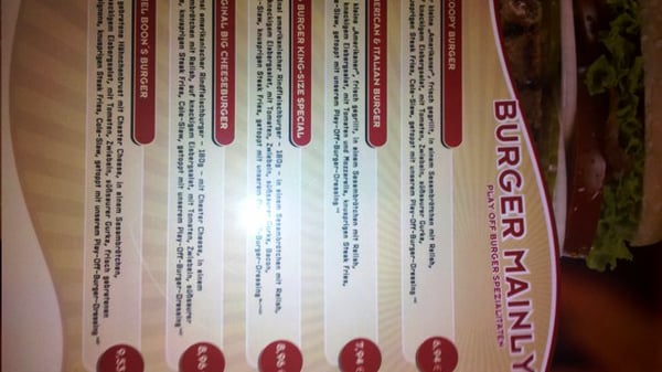 Menu photo 2 Play Off Berlin, BE Menu photo 2 Play Off Berlin, BE