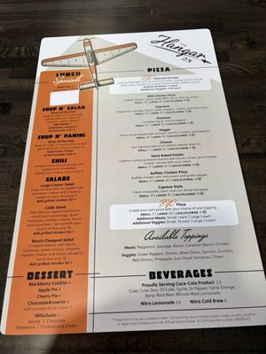 Menu photo 2 The Hangar 25 Knob Noster, MO