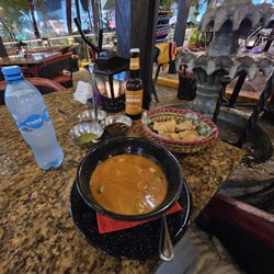 Casa Tequila - Bill Lewis of Vero Beach, Florida, dining out at Casa Tequila in Cancun, Mexico.