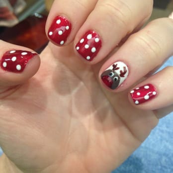 Ritz Nails - Brought in a design I wanted and the girl got it perfect! Love this fun Christmas design :) - Nail Salons Near Me - Tustin, California Ritz Nails - Brought in a design I wanted and the girl got it perfect! Love this fun Christmas design :) - Nail Salons Near Me - Tustin, California