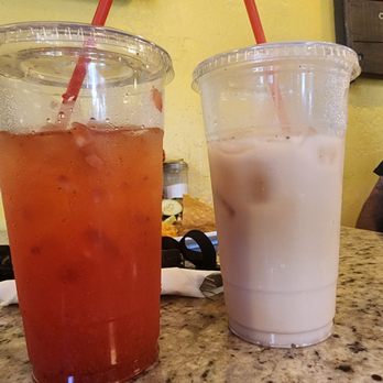 Lucy's Diner - Horchata Strawberry lemonade - American Near Me - Fontana, California Lucy's Diner - Horchata Strawberry lemonade - American Near Me - Fontana, California