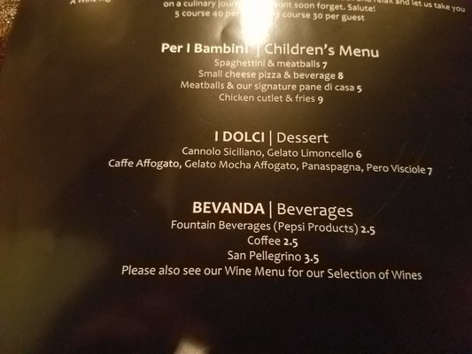 Menu photo 5 Mama Catena Vino e’ Cucina Euclid, OH