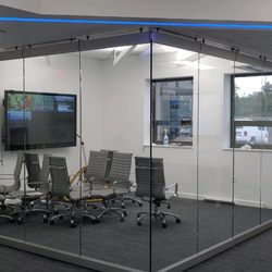 Midwest Glass & Mirror - Full glass conference rooms.