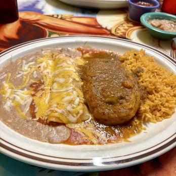 Rincón Azteca - Chili relleno and enchilada combo - Mexican Near Me - Redmond, Oregon Rincón Azteca - Chili relleno and enchilada combo - Mexican Near Me - Redmond, Oregon