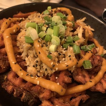 The Brass - Crab curry fries - New American Near Me - Mount Pleasant, Michigan The Brass - Crab curry fries - New American Near Me - Mount Pleasant, Michigan