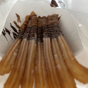 Arepa Grill - Churros with Nutella, caramel, and condensed milk - Venezuelan Near Me - Doraville, Georgia