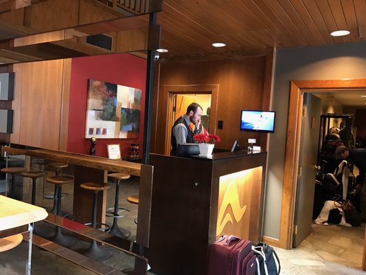 Photo of Adara Hotel - Whistler, BC, CA. Front desk