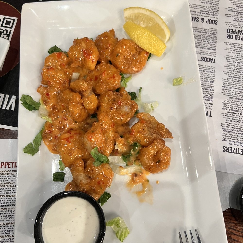 Tap House Grill Algonquin - Their version of a bang bang shrimp- was not spicy at all. Bonefish has a way better version of this! - American Near Me - Algonquin, Illinois Tap House Grill Algonquin - Their version of a bang bang shrimp- was not spicy at all. Bonefish has a way better version of this! - American Near Me - Algonquin, Illinois