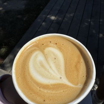 Wingspan Coffee - Latte with oat milk - Coffee & Tea Near Me - Mendocino, California Wingspan Coffee - Latte with oat milk - Coffee & Tea Near Me - Mendocino, California