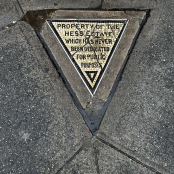 Hess' Triangle - Fun find on my own "hidden gems of Old NY" scavenger hunt! - Local Flavor Near Me - New York, New York Hess' Triangle - Fun find on my own "hidden gems of Old NY" scavenger hunt! - Local Flavor Near Me - New York, New York