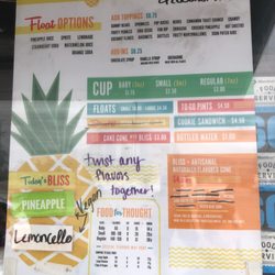 Pineapple Bliss - Menu