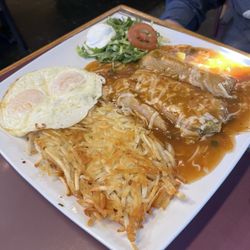 Smothered tamales