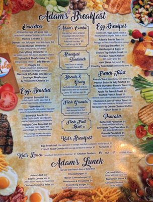 Menu photo 1 Adam's Egg Daytona Beach, FL
