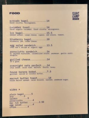Menu photo 7 Surf Camp Coffee East Honolulu, HI Menu photo 7 Surf Camp Coffee East Honolulu, HI