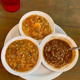 three bowls of soup three bowls of soup