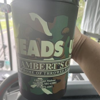 Lamberts Cafe - One of the mugs you can buy and take a drink - American Near Me - Sikeston, Missouri Lamberts Cafe - One of the mugs you can buy and take a drink - American Near Me - Sikeston, Missouri
