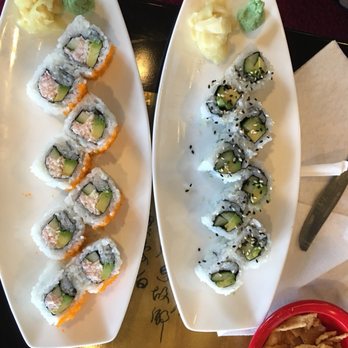 Oriental Jade Restaurant & Bar - California roll and avacado cucumber roll - Chinese Near Me - Bangor, Maine