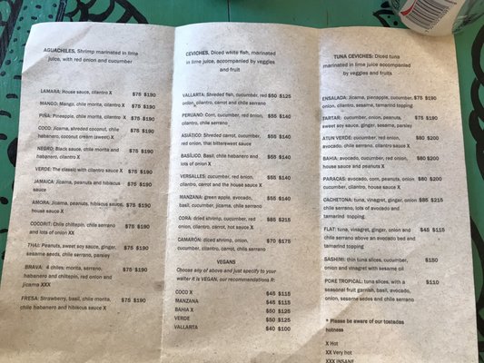 Menu photo 8 Lamara Puerto Vallarta, JAL