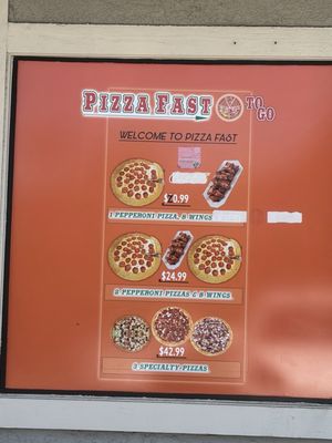 Menu photo 1 Pizza Fast La Habra, CA Menu photo 1 Pizza Fast La Habra, CA