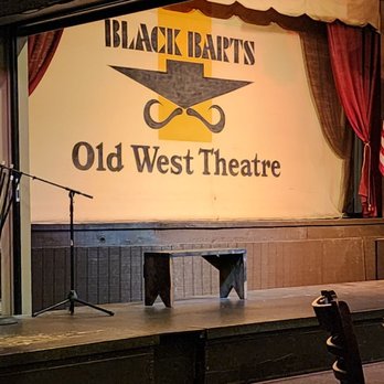 Black Bart's Steakhouse - The sign over the stage. - Steakhouses Near Me - Flagstaff, Arizona Black Bart's Steakhouse - The sign over the stage. - Steakhouses Near Me - Flagstaff, Arizona