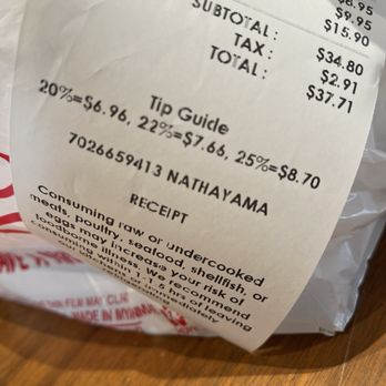 Yama Sushi - A Japanese Restaurant can't spell a Japanese name. Lol! - Sushi Bars Near Me - Las Vegas, Nevada