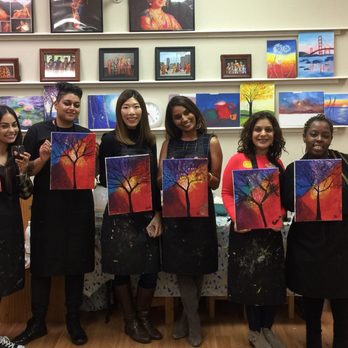 Canvas And Cafe - Paint & Sip Near Me - Foster City, California Canvas And Cafe - Paint & Sip Near Me - Foster City, California