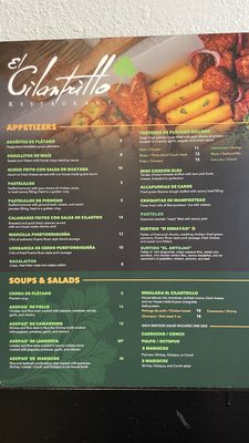 Menu photo 2 El Cilantrillo Restaurant - Semoran Orlando, FL Menu photo 2 El Cilantrillo Restaurant - Semoran Orlando, FL