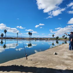 Buena Vista Lake - Pro fisher, my husband Beautiful scenery