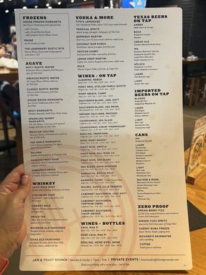 Menu photo 7 The Rustic Houston, TX Menu photo 7 The Rustic Houston, TX