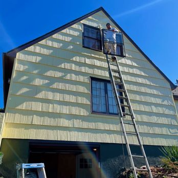 Prime Painting and Remodeling - The metal storm window frames were painted to match the trim. - Painters Near Me Prime Painting and Remodeling - The metal storm window frames were painted to match the trim. - Painters Near Me