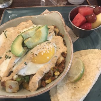 First Watch - Summer special. Potatoes, chorizo, eggs, avocado, and a special sauce. - Breakfast & Brunch Near Me - Tampa, Florida