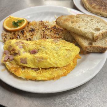 Peg's Glorified Ham n Eggs - Peglet Omelette Bacon/Egg/Cheese - Breakfast & Brunch Near Me - Henderson, Nevada Peg's Glorified Ham n Eggs - Peglet Omelette Bacon/Egg/Cheese - Breakfast & Brunch Near Me - Henderson, Nevada