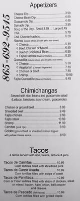 Menu photo 8 Mexico Lindo Knoxville, TN Menu photo 8 Mexico Lindo Knoxville, TN