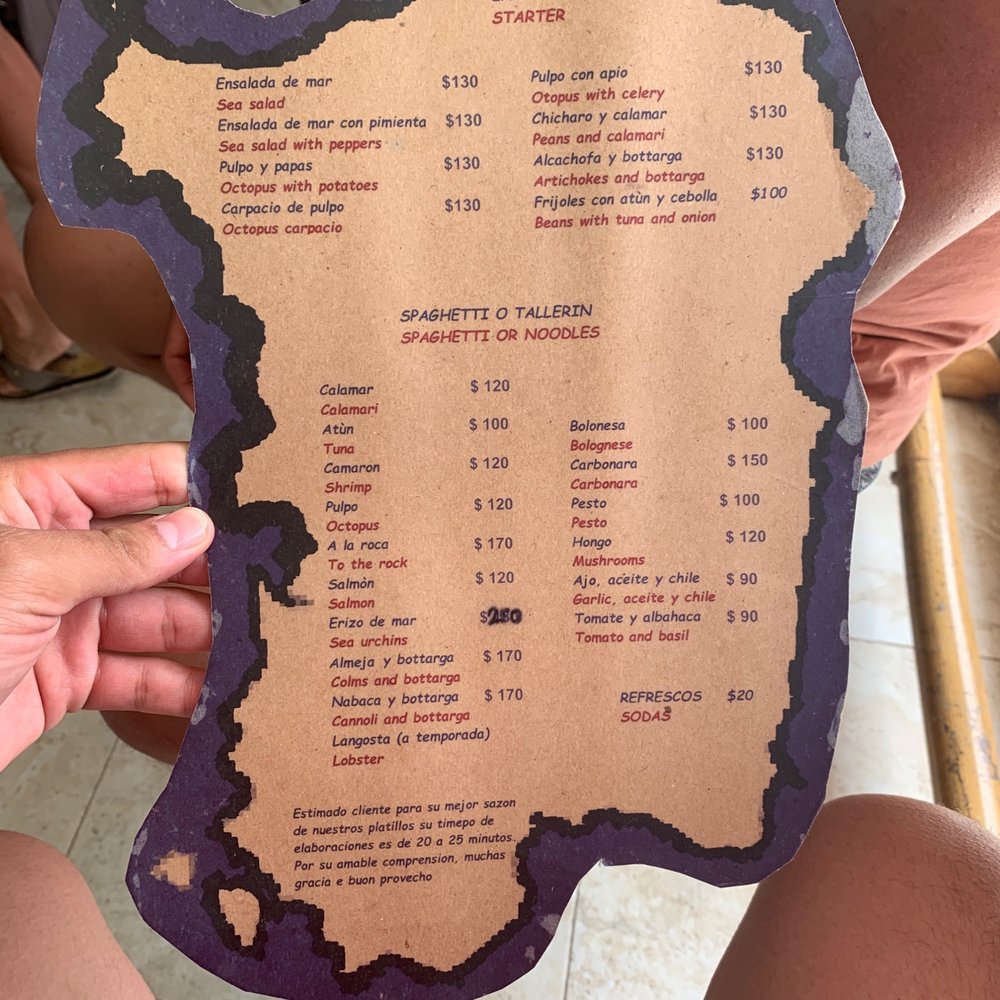 Menu Menu