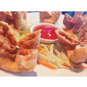 Wild Ginger - Crab Rangoon. Crispy with a sweet filling! - Thai Near Me - Cincinnati, Ohio Wild Ginger - Crab Rangoon. Crispy with a sweet filling! - Thai Near Me - Cincinnati, Ohio