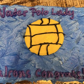 Safeway - a cake with a water polo ball on it - Grocery Near Me - Pleasant Hill, California