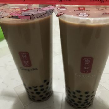 Gong Cha - Brown Sugar Milk Tea with Pearls (Boba) - Bubble Tea Near Me - New York, New York Gong Cha - Brown Sugar Milk Tea with Pearls (Boba) - Bubble Tea Near Me - New York, New York