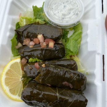 Alanis Mediterranean Bistro - Grape Leaves. From hundreds of others Ive tried without a question the best and most flavorful. - Mediterranean Near Me - Cranston, Rhode Island