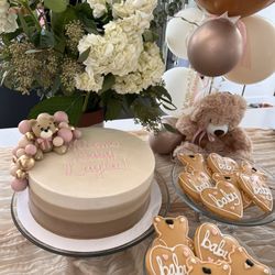 Granite Bakery - The cake and cookies. I ordered the balloons and bear on the cake because they didn't do them, which was fine. I got exactly what I wanted.