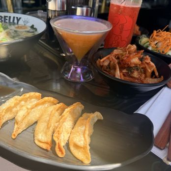 Underbelly - Beef Gyoza, Kimchi and Tonkotsu Ramen. - Ramen Near Me - San Diego, California Underbelly - Beef Gyoza, Kimchi and Tonkotsu Ramen. - Ramen Near Me - San Diego, California