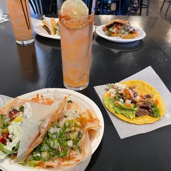 Taco Y Taco - Quesa Taco, Street Taco, and strawberry margarita - Mexican Near Me - Henderson, Nevada