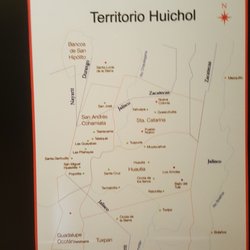 Museo Zacatecano Huichol - Wixarika subgroups.