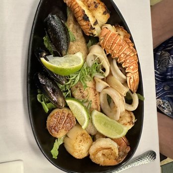 Fifi's Seafood Restaurant - Mixed Grilled Seafood Parrillada for One - Seafood Near Me - Miami Beach, Florida Fifi's Seafood Restaurant - Mixed Grilled Seafood Parrillada for One - Seafood Near Me - Miami Beach, Florida