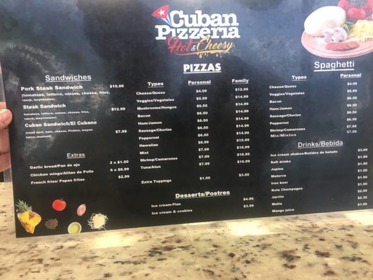 Menu photo 3 Cuban Pizzeria Jacksonville, FL Menu photo 3 Cuban Pizzeria Jacksonville, FL