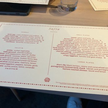 Safta - Menu - Middle Eastern Near Me - Denver, Colorado