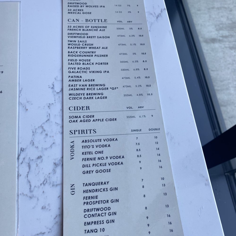 The Table Bistro - Menu October 2022 - Bistros Near Me - Abbotsford, British Columbia The Table Bistro - Menu October 2022 - Bistros Near Me - Abbotsford, British Columbia