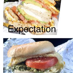 Nedza’s - Avocado bagel (first pic from their website)